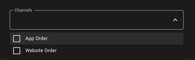5.a. Selecting Ordering Channels