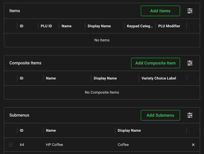PC2_Assign-items-categories-submenus-to-dayparts