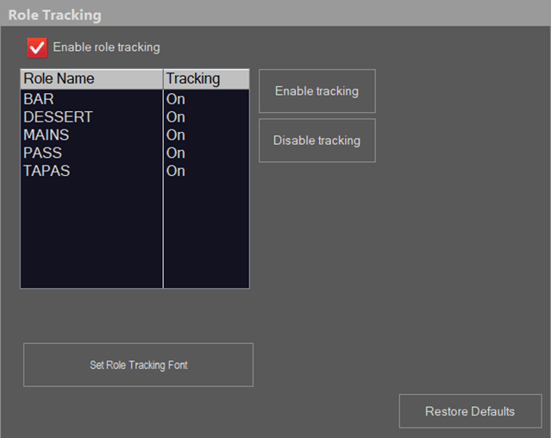 workflow role tracking