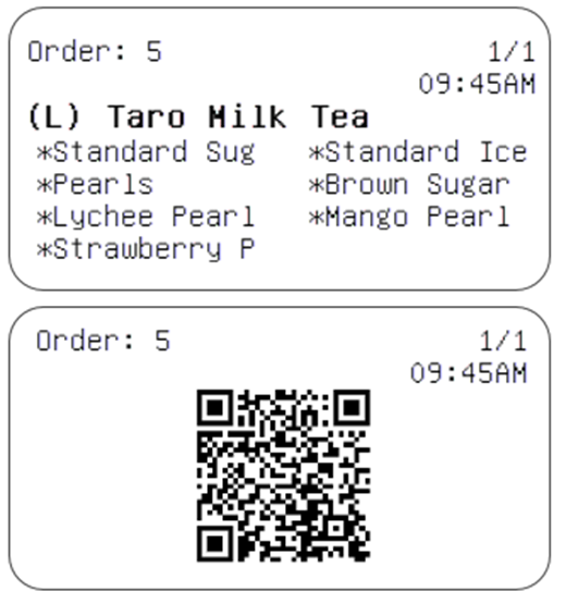 Printing QR Code on Labels for Drink-Making Machine (Overview)
