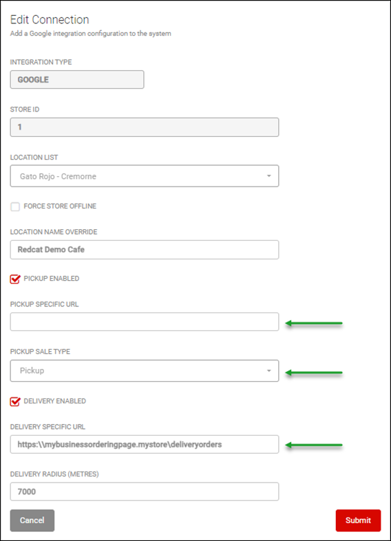 edit connection
