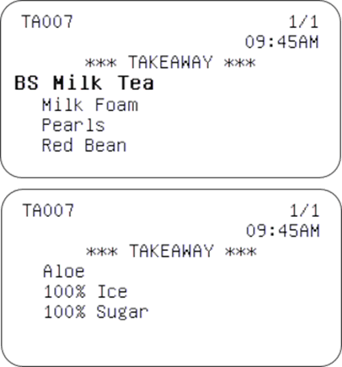 continued labels