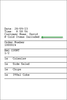 cold item alert