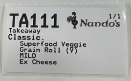 item labels
