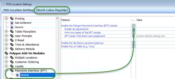 payment interface
