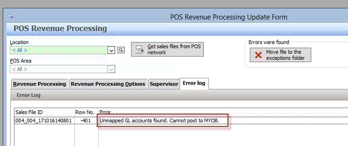 pos revenue processing