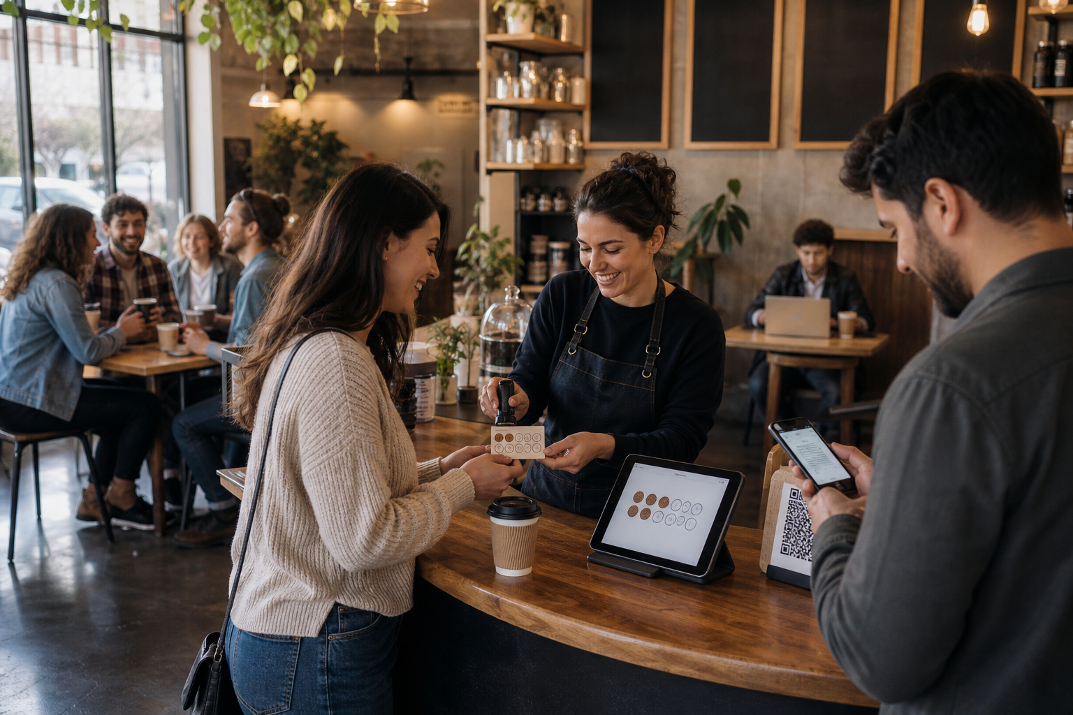Paper vs Digital Stamp Cards for Cafes | Redcat