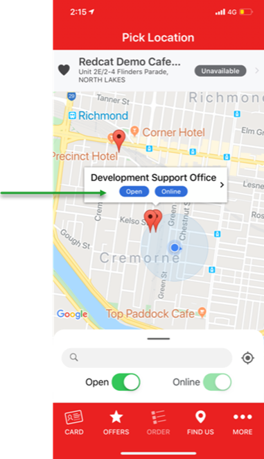 pick a location