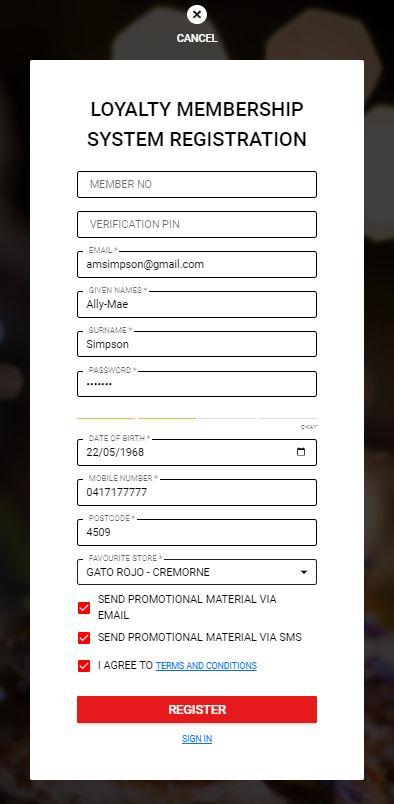 system registration